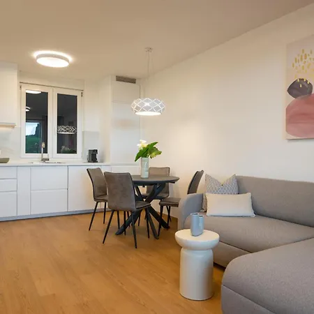 Apartment Center With Garage Parking