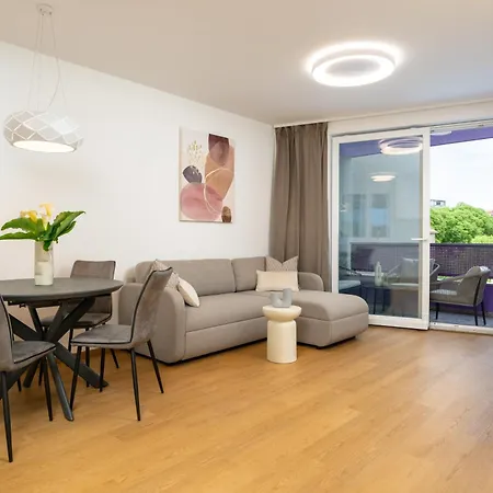 Apartment Center With Garage Parking